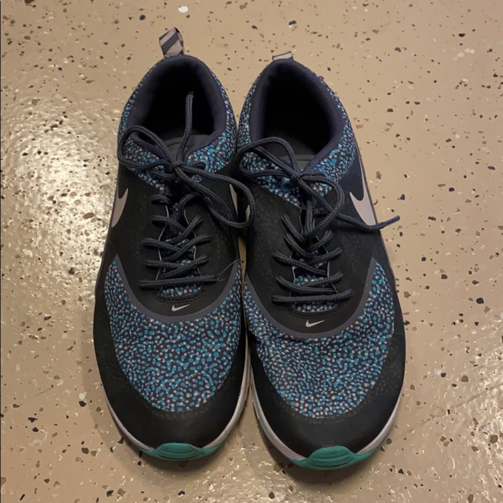 Teal and Grey Nike Tennis Shoes SOLD